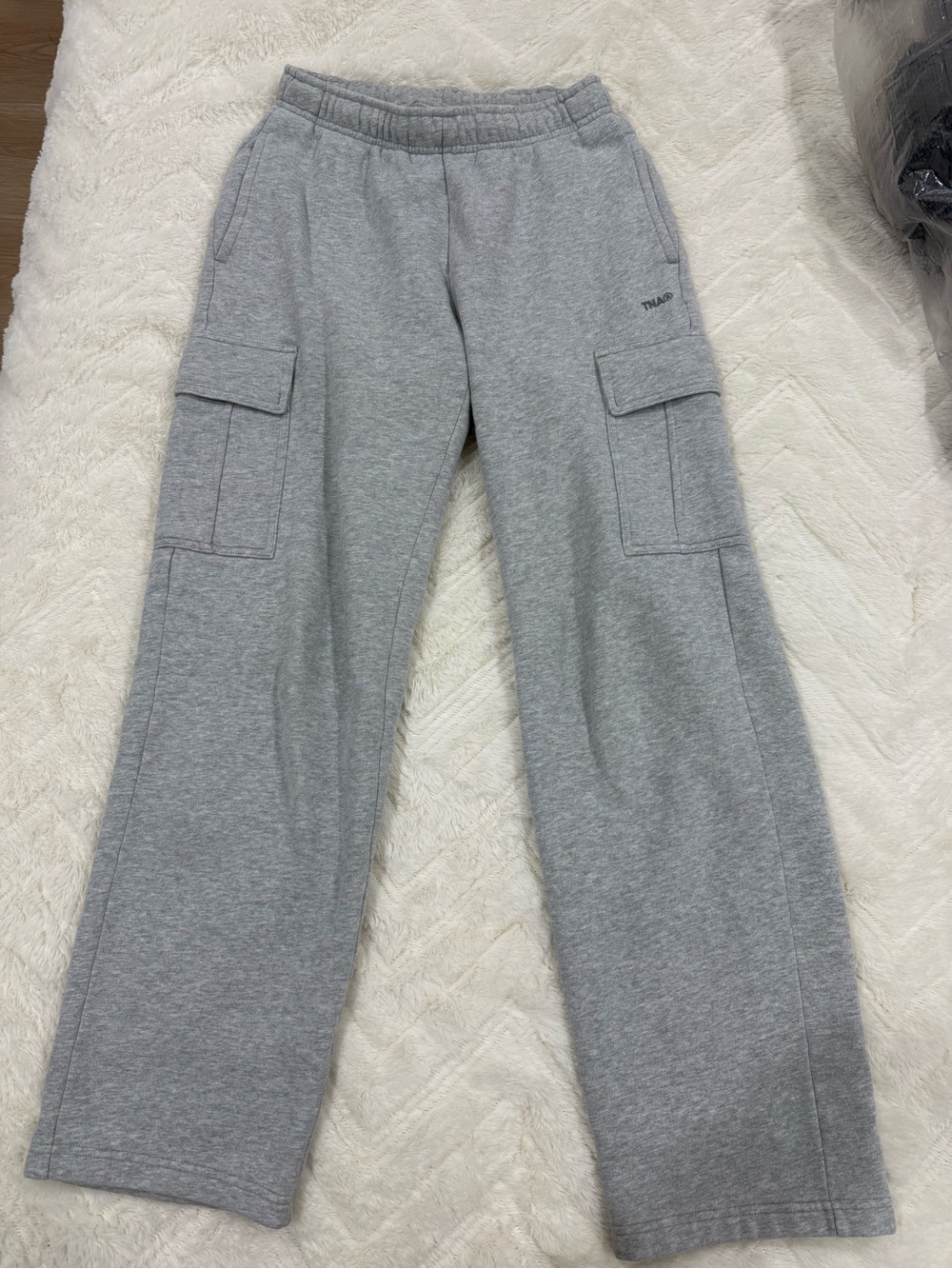 TNA Gray Cargo Jogger Pants